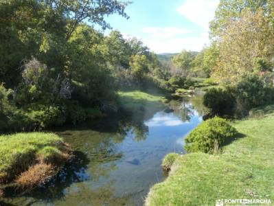 Hayedo de Tejera Negra;collados de la sagra torrelaguna madrid arawak viajes botas trekking cascada 